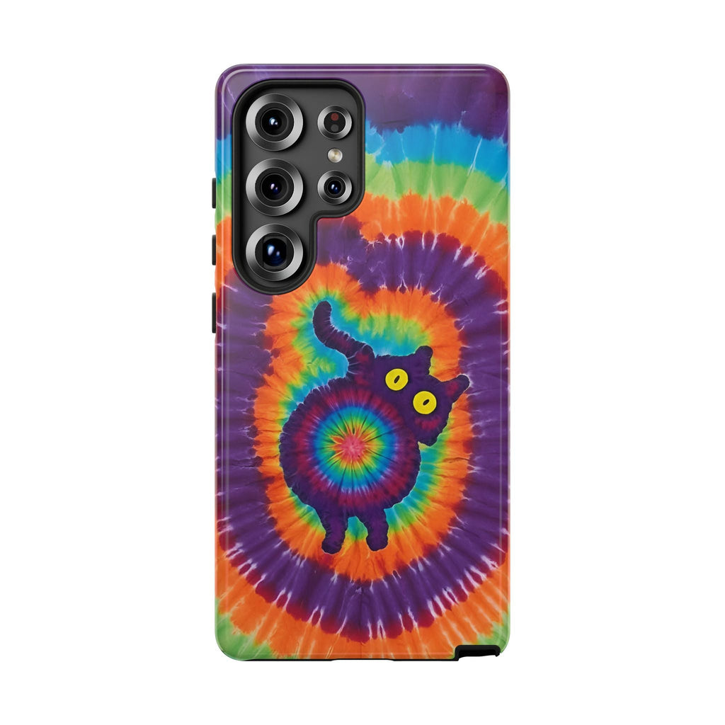 FUNNY CAT SWIRL PHONE CASE - TLNO1604261