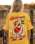 AGING MAY HAVE SLOWED ME DOWN CHICKEN ALL OVER PRINT - TLTW2506265