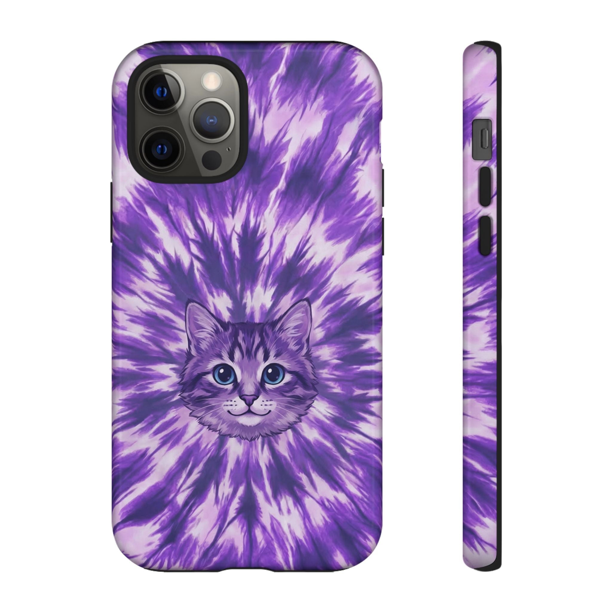 PURPLE AURA CAT PHONE CASE - TYPQ1304269