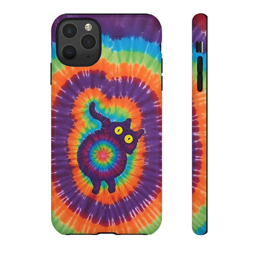 FUNNY CAT SWIRL PHONE CASE - TLNO1604261