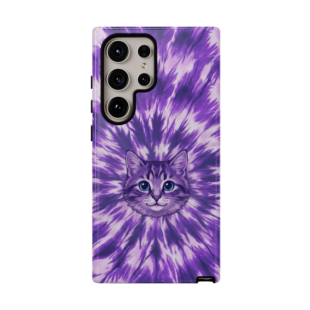 PURPLE AURA CAT PHONE CASE - TYPQ1304269