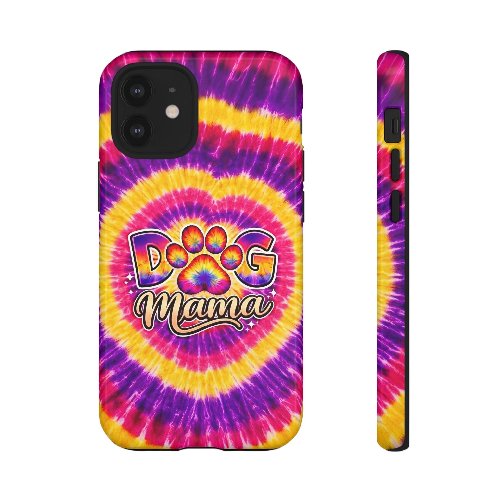DOG MAMA PAW PRINT SWIRL PHONE CASE   - TLNT1504261