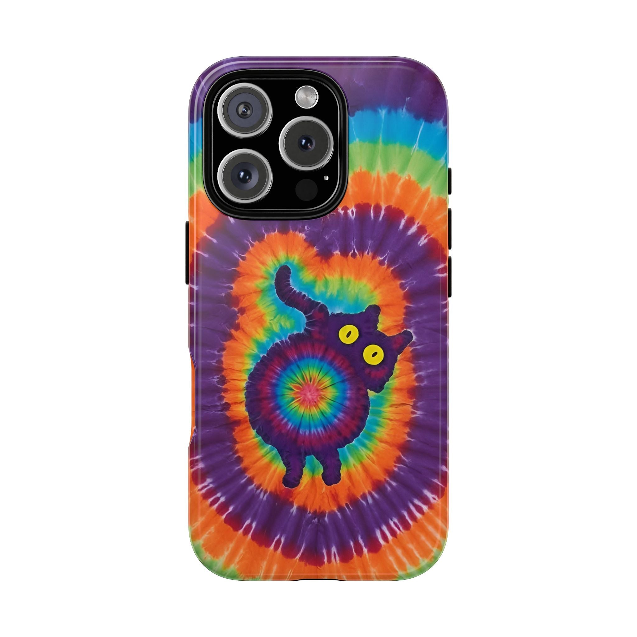 FUNNY CAT SWIRL PHONE CASE - TLNO1604261