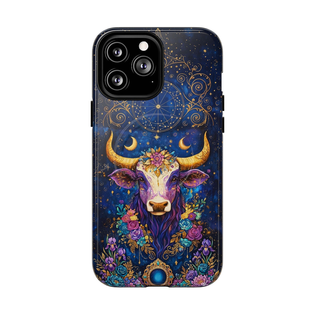 HIPPIE MAGIC COW MAGNETIC PHONE CASE - TLNT2304262