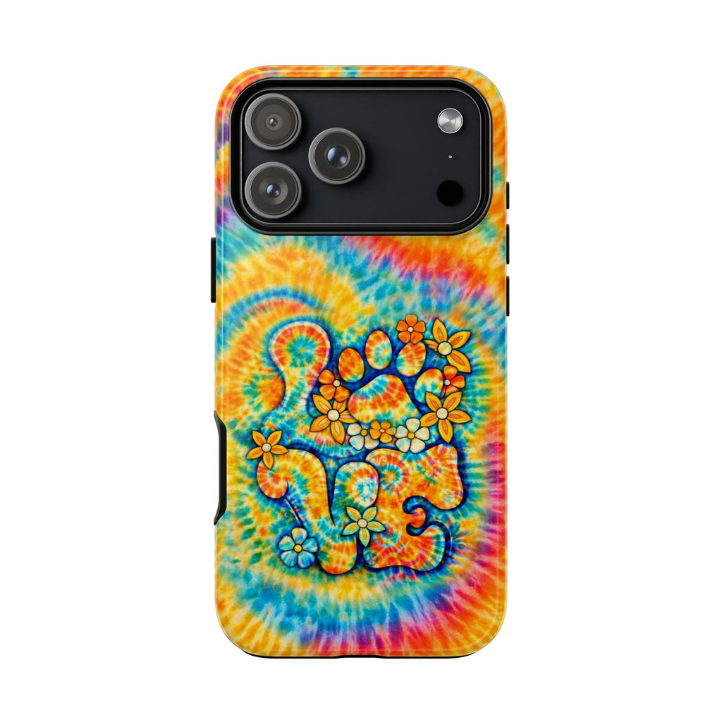 LOVE PAW PRINT SWIRL PHONE CASE  - TLHN2304264