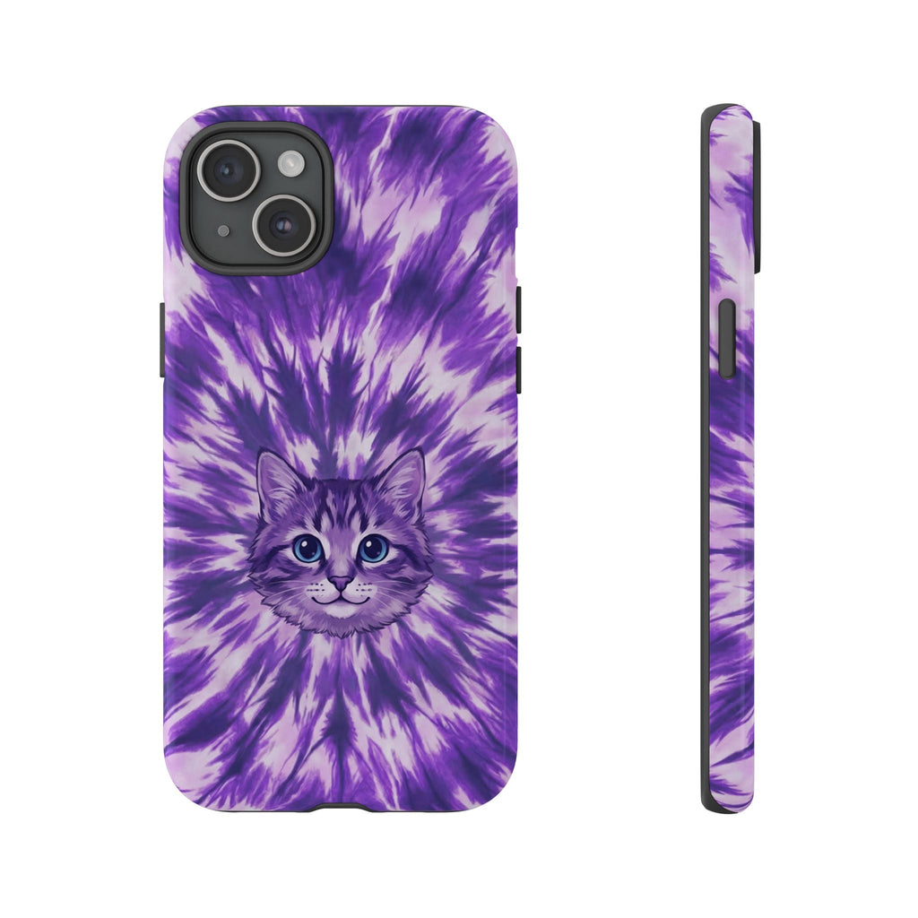 PURPLE AURA CAT PHONE CASE - TYPQ1304269