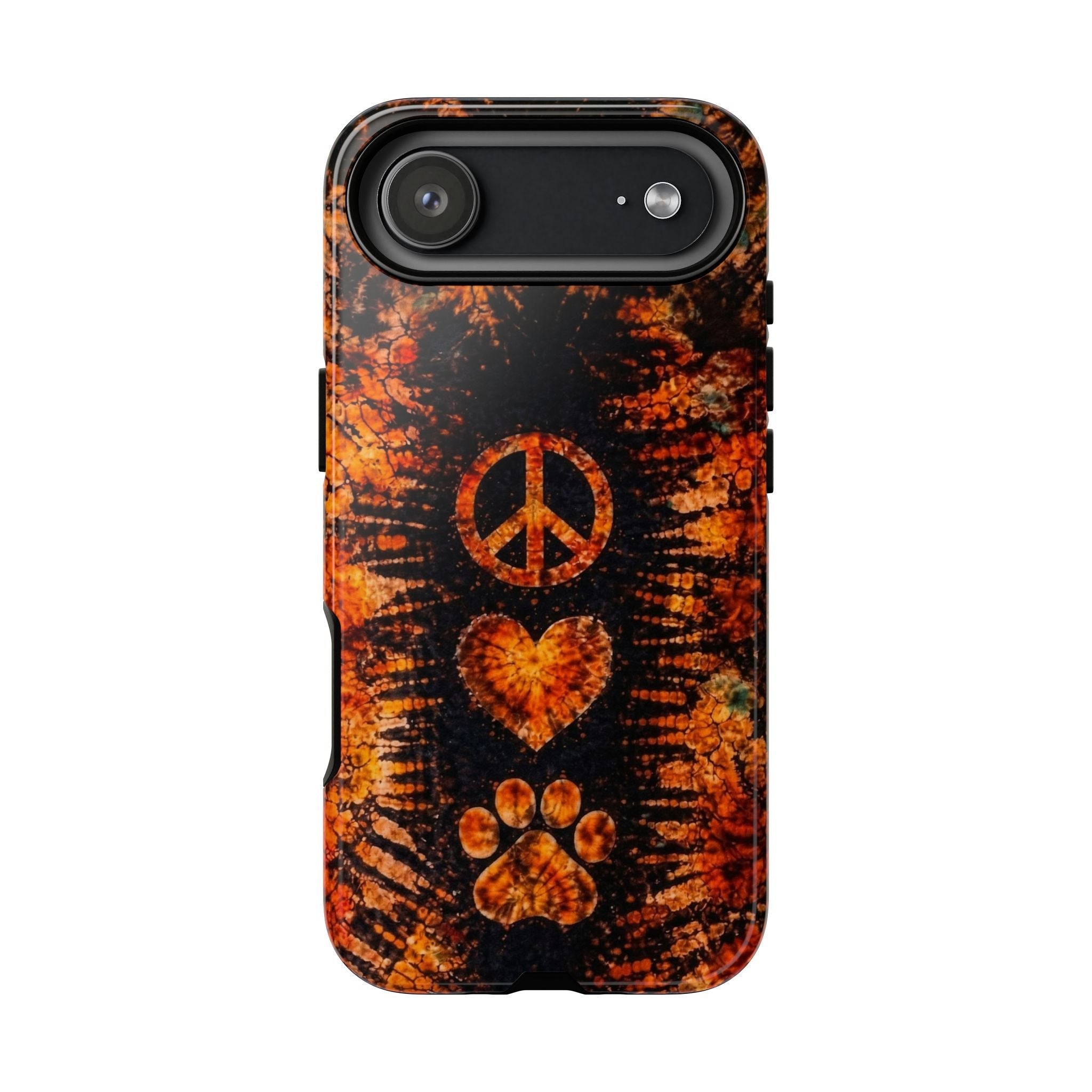 PEACE LOVE PAW PRINT VINTAGE  PHONE CASE  - TLHN2204264