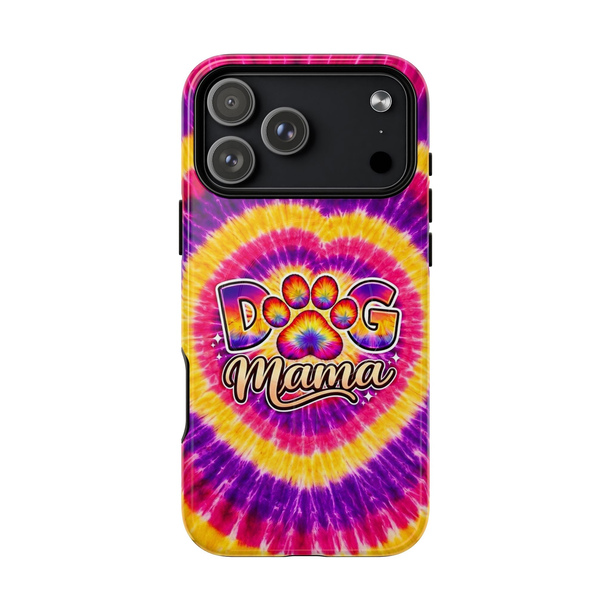 DOG MAMA PAW PRINT SWIRL MAGNETIC PHONE CASE  - TLNT1504261