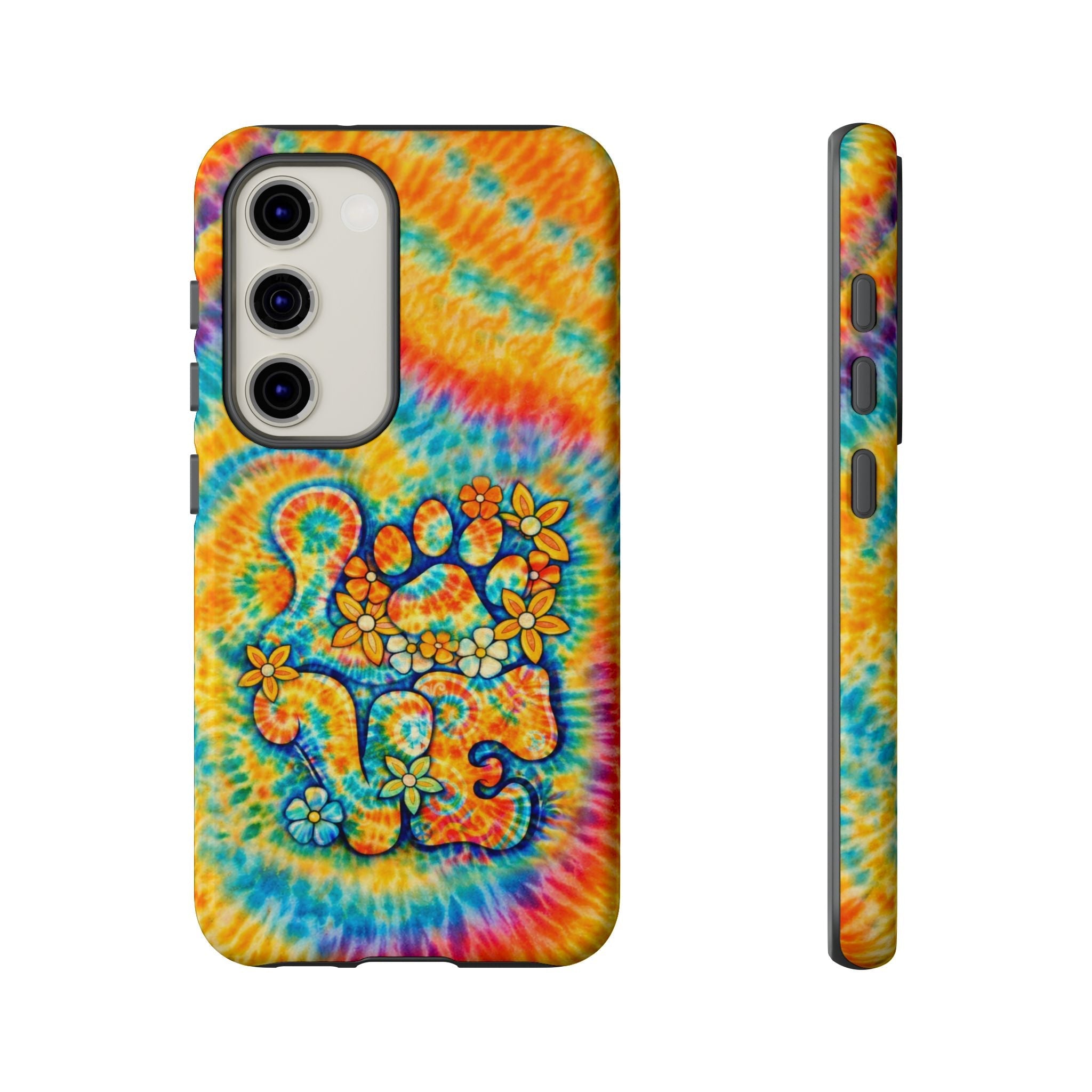 LOVE PAW PRINT SWIRL PHONE CASE  - TLHN2304264