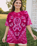 RIBBON BUTTERFLY  BREAST CANCER AWARENESS PINK SWIRL ALL OVER PRINT - TLHN1604261