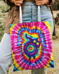 CAT COLORFUL SWIRL PATTERN TOTE BAG  - TLNO0701263