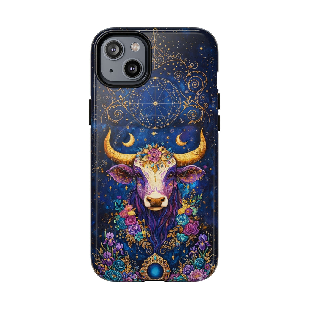 HIPPIE MAGIC COW MAGNETIC PHONE CASE - TLNT2304262