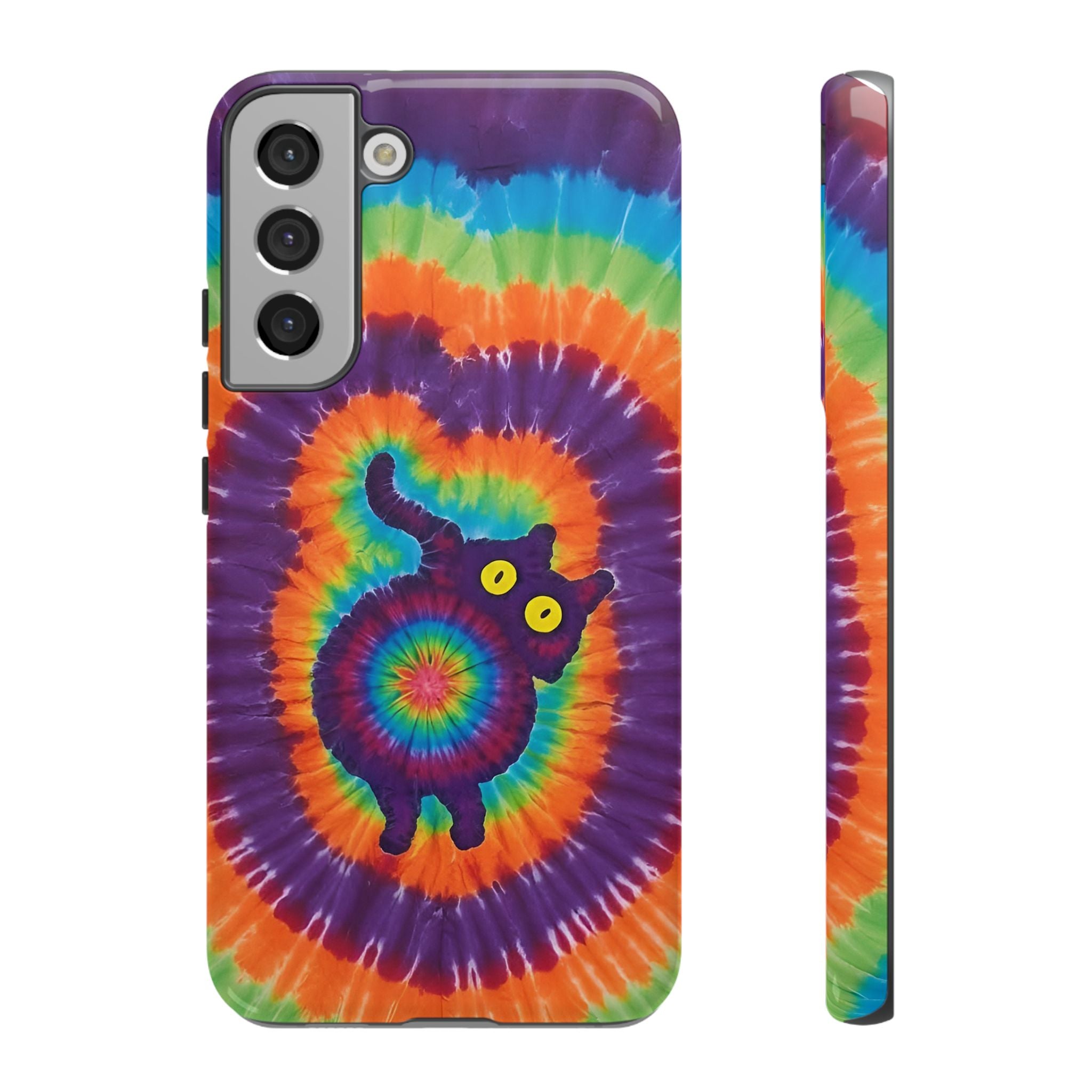 FUNNY CAT SWIRL PHONE CASE - TLNO1604261