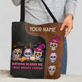 Trick Or Treat Halloween - Skull Personalized Tote Bag