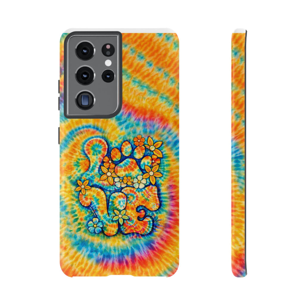 LOVE PAW PRINT SWIRL PHONE CASE  - TLHN2304264
