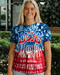 DOG MAMA RED WHITE & BLUE  ALL OVER PRINT  - TLNT2204263