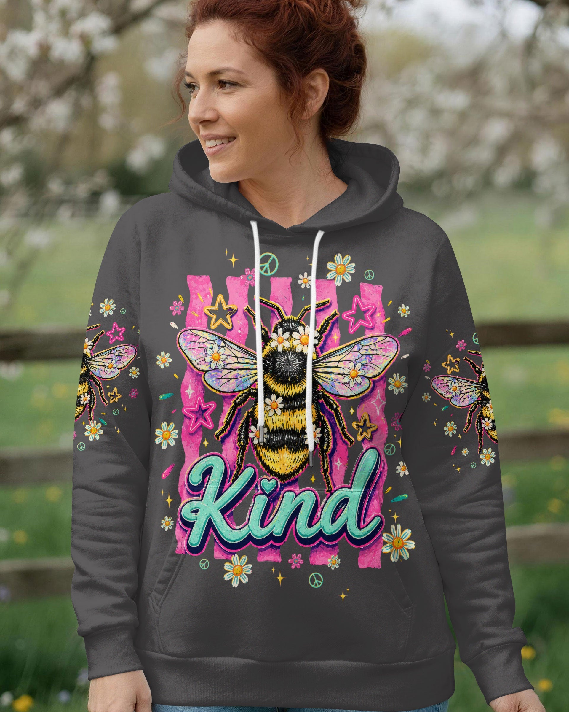 BEE KIND STRIPES  ALL OVER PRINT  - TLTW0805262