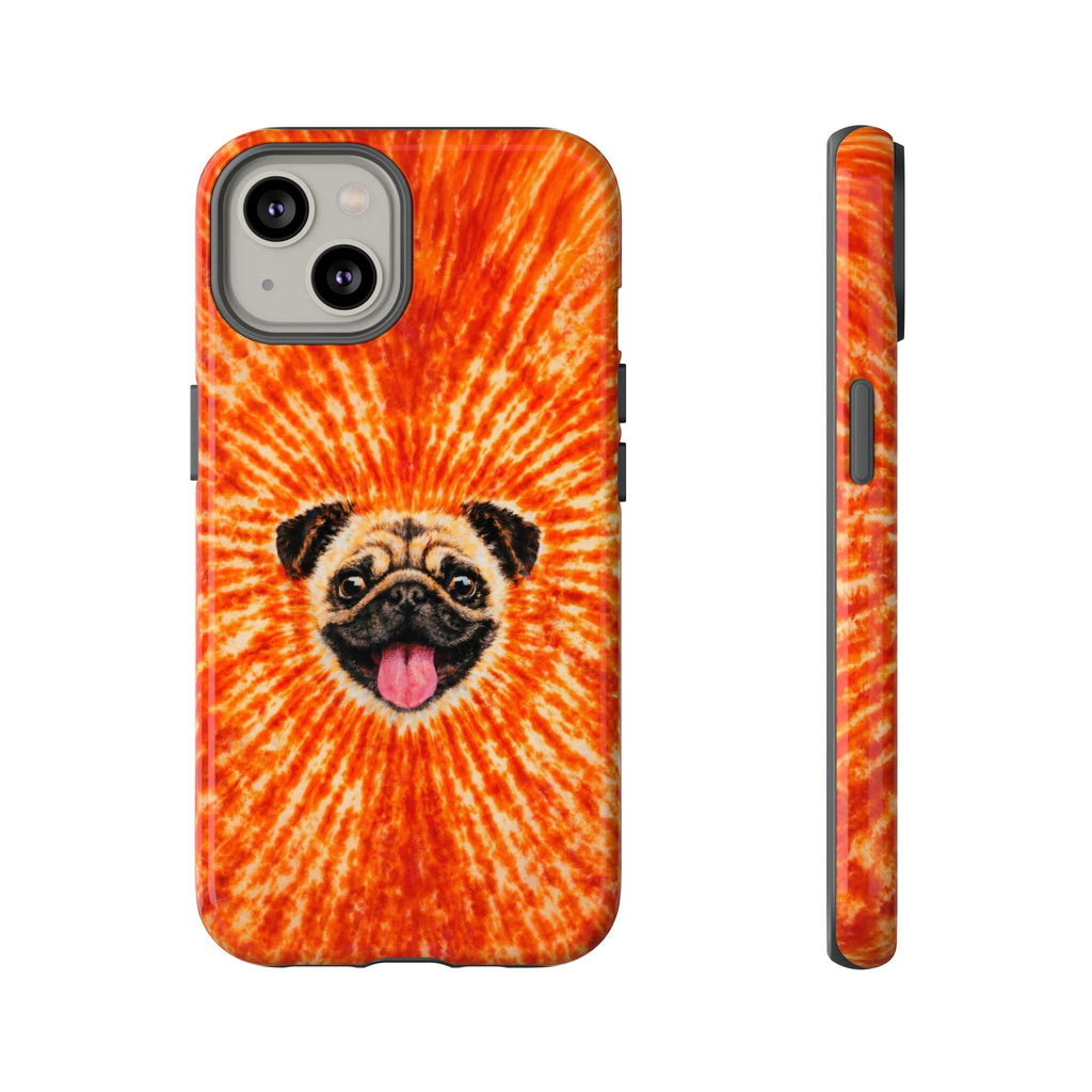 PUG DOG ORANGE  PHONE CASE - TLNT1604261