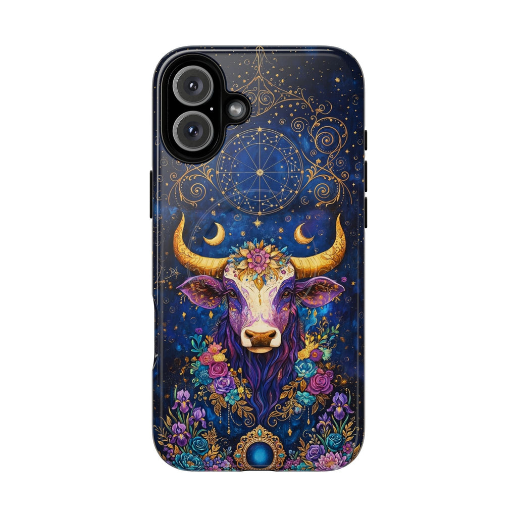 HIPPIE MAGIC COW MAGNETIC PHONE CASE - TLNT2304262