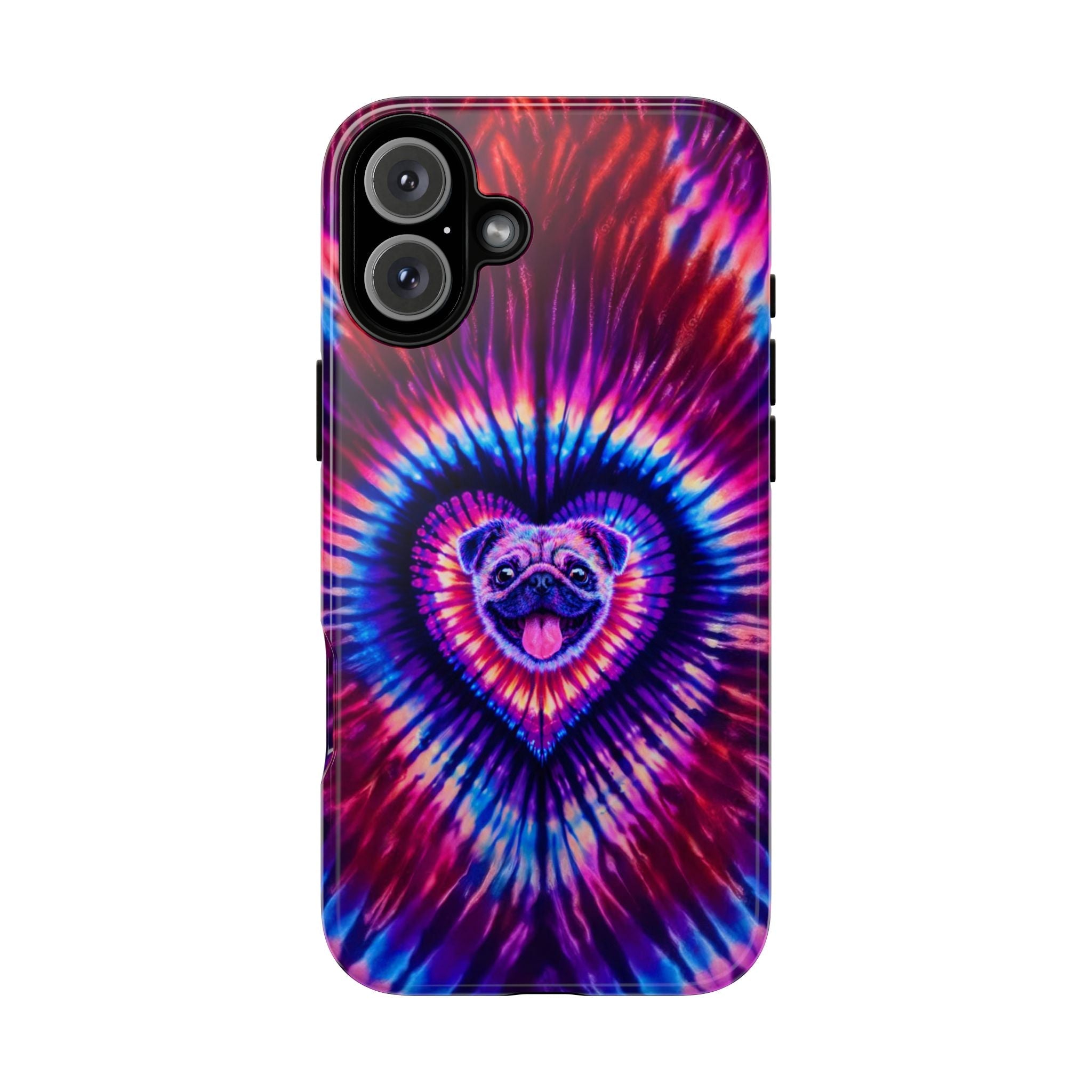 PUG DOG HEART SWIRL PHONE CASE  - TLTW1104264