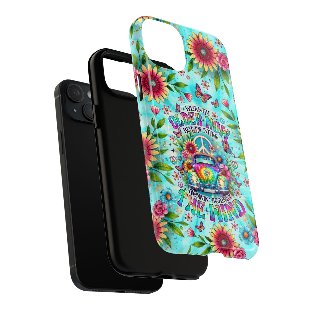 RUNNING AGAINST THE WIND CAR TIE DYE MAGNETIC PHONE CASE - TLNO1804254
