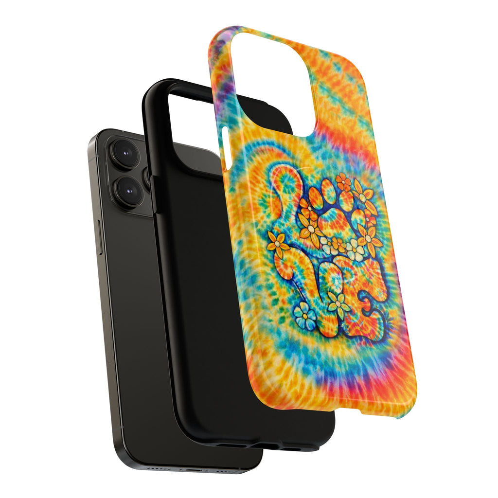 LOVE PAW PRINT SWIRL MAGNETIC PHONE CASE  - TLHN2304264