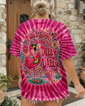 I WAS SIMPLY BORN TO DILLY DALLY FLAMINGO  ALL OVER PRINT - TLTW0405262