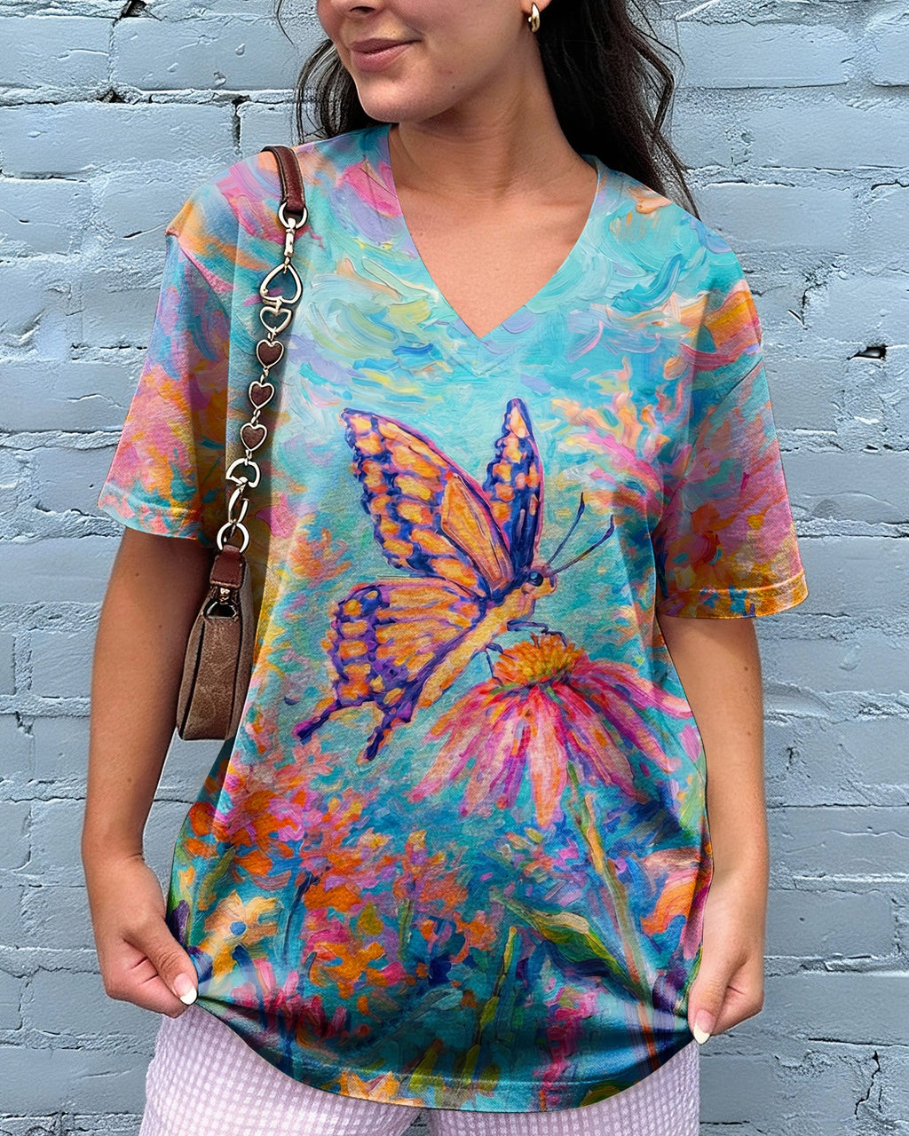 JUST BREATHE BUTTERFLY ALL OVER PRINT  - TLNO1404261