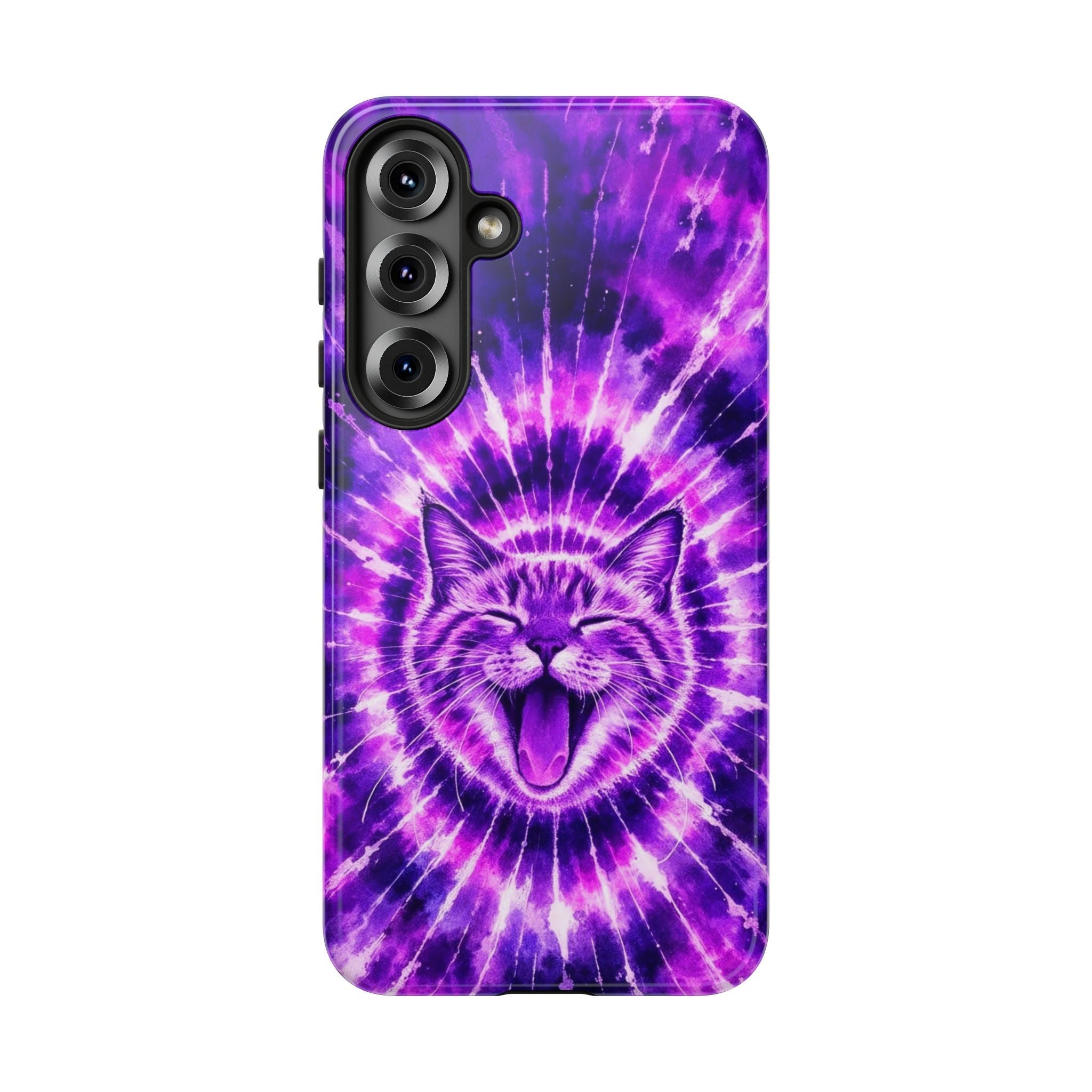 CAT PURPLE SWIRL PHONE CASE  - TLHN1504263