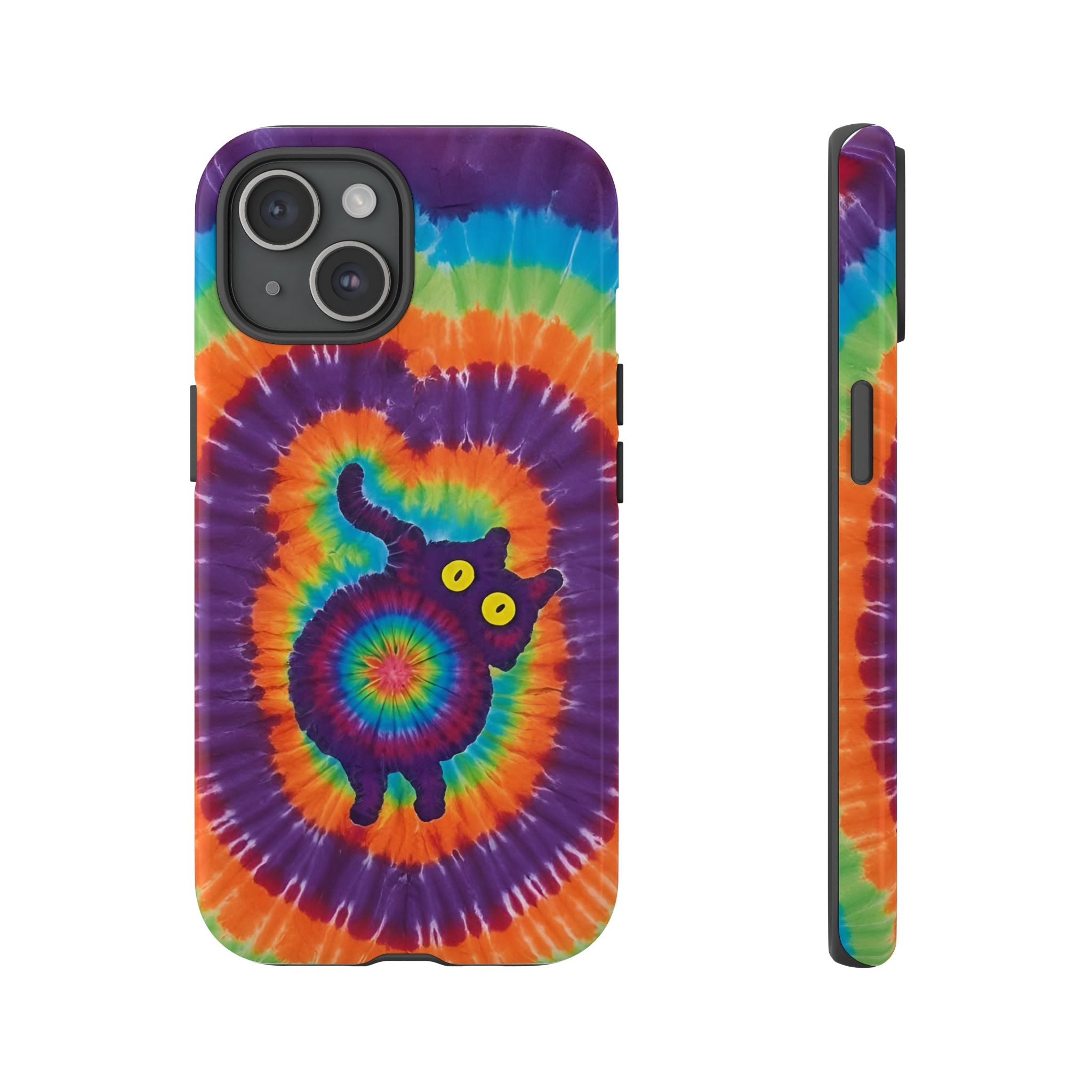 FUNNY CAT SWIRL PHONE CASE - TLNO1604261