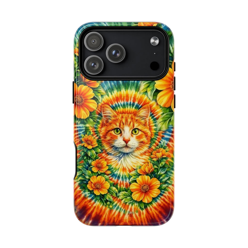 FLORAL CAT SWIRL  MAGNETIC PHONE CASE - TLHG2204264