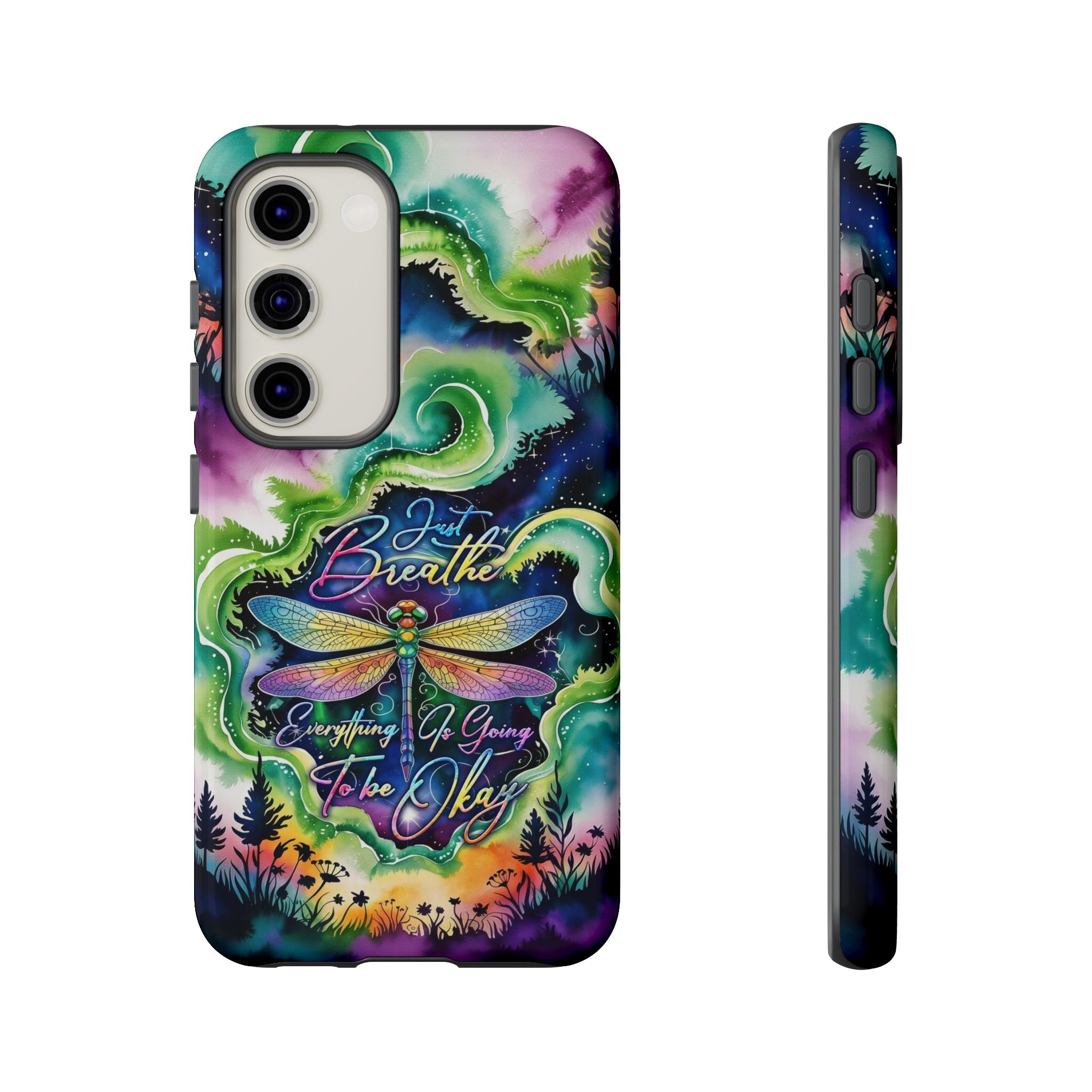 JUST BREATH DRAGONFLY  PHONE CASE  - TLHG2304264