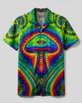 TRIPPY MUSHROOM CAMP SHIRT  - TLNT0304262