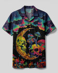 PSYCHEDELIC EYES MUSHROOM CAMP SHIRT - TLHG0604261