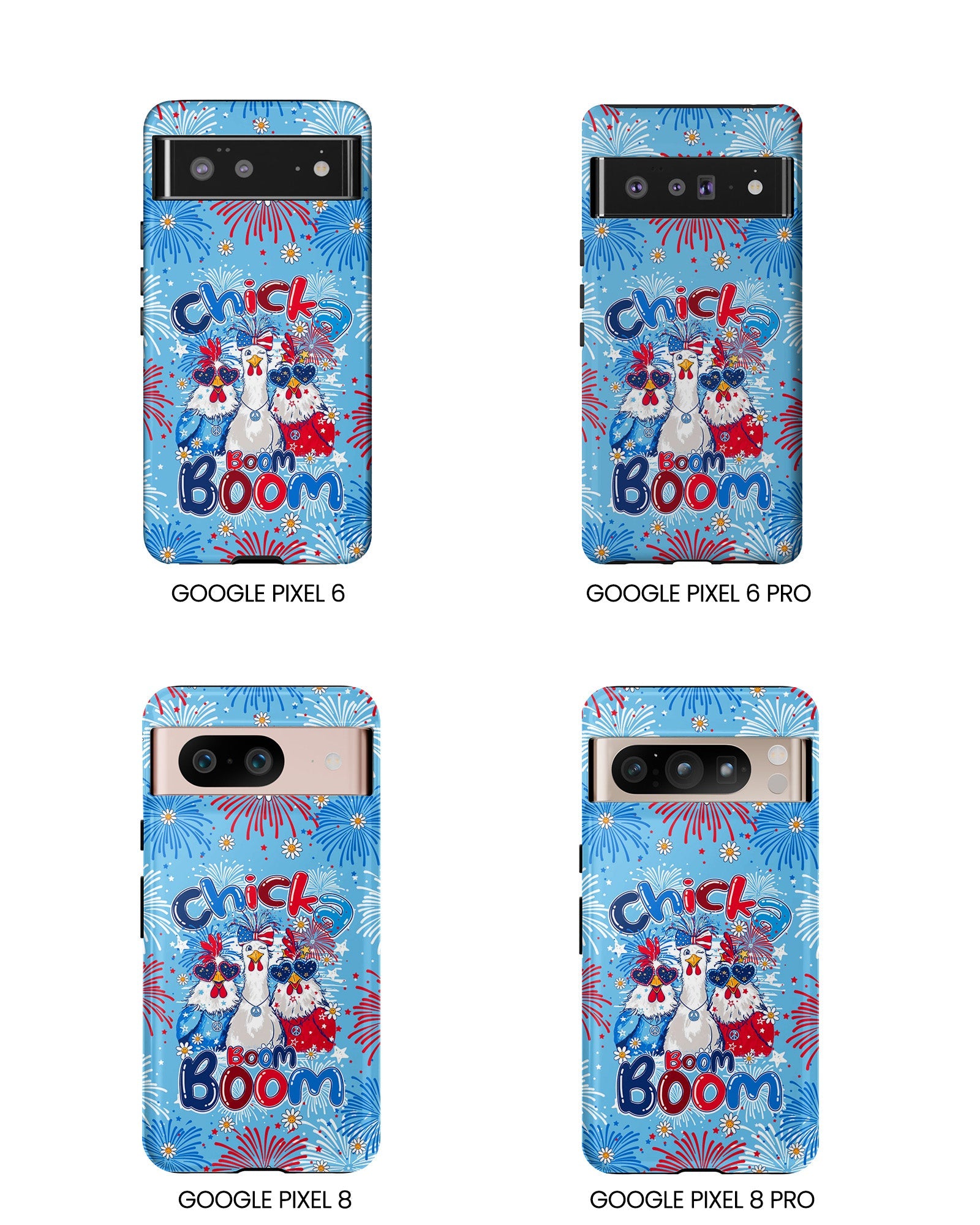 CHICKA BOOM BOOM HIPPIE CHICKEN PHONE CASE - TY0406261