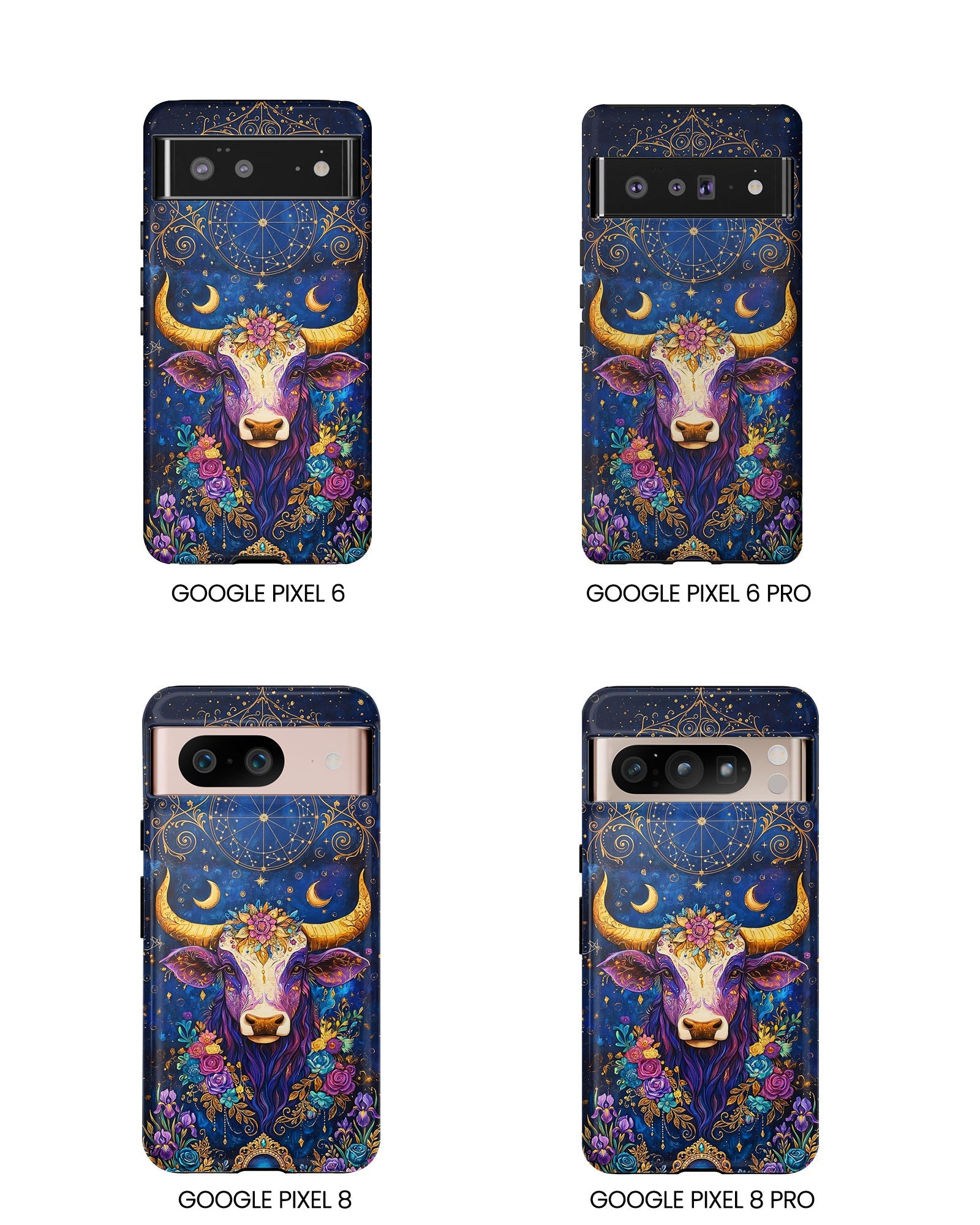 HIPPIE MAGIC COW  PHONE CASE - TLNT2304262