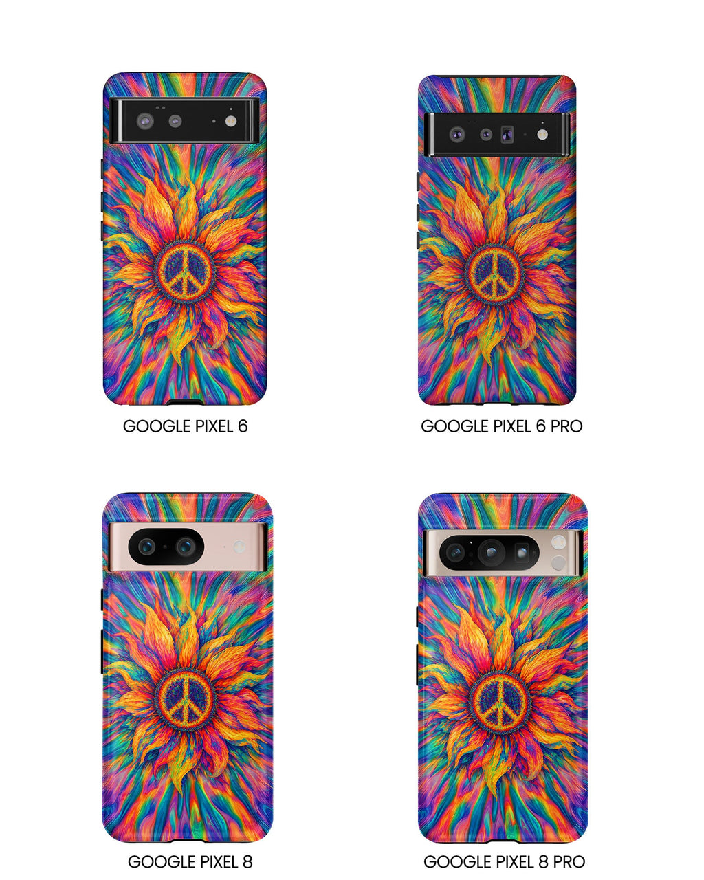 SUNFLOWER PEACE BURST PHONE CASE - TLTW2906268