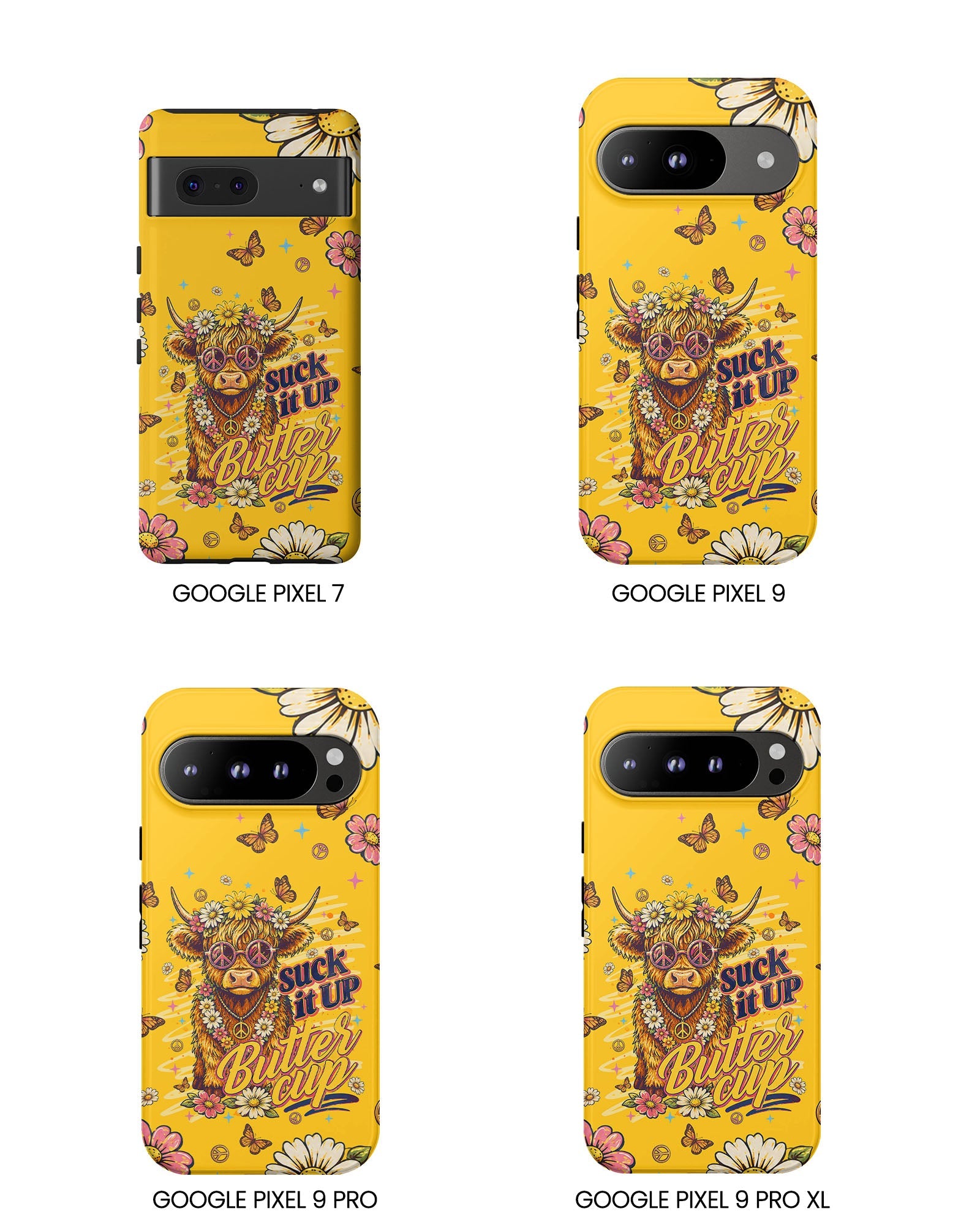 SUCK IT UP BUTTERCUP COW PHONE CASE - TLNT0906264