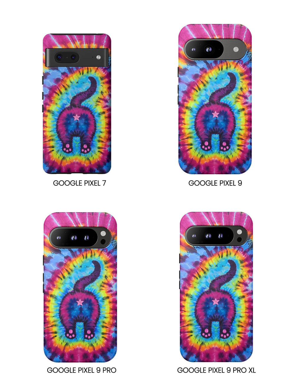 CAT COLORFUL SWIRL PATTERN PHONE CASE - TLTW1404263