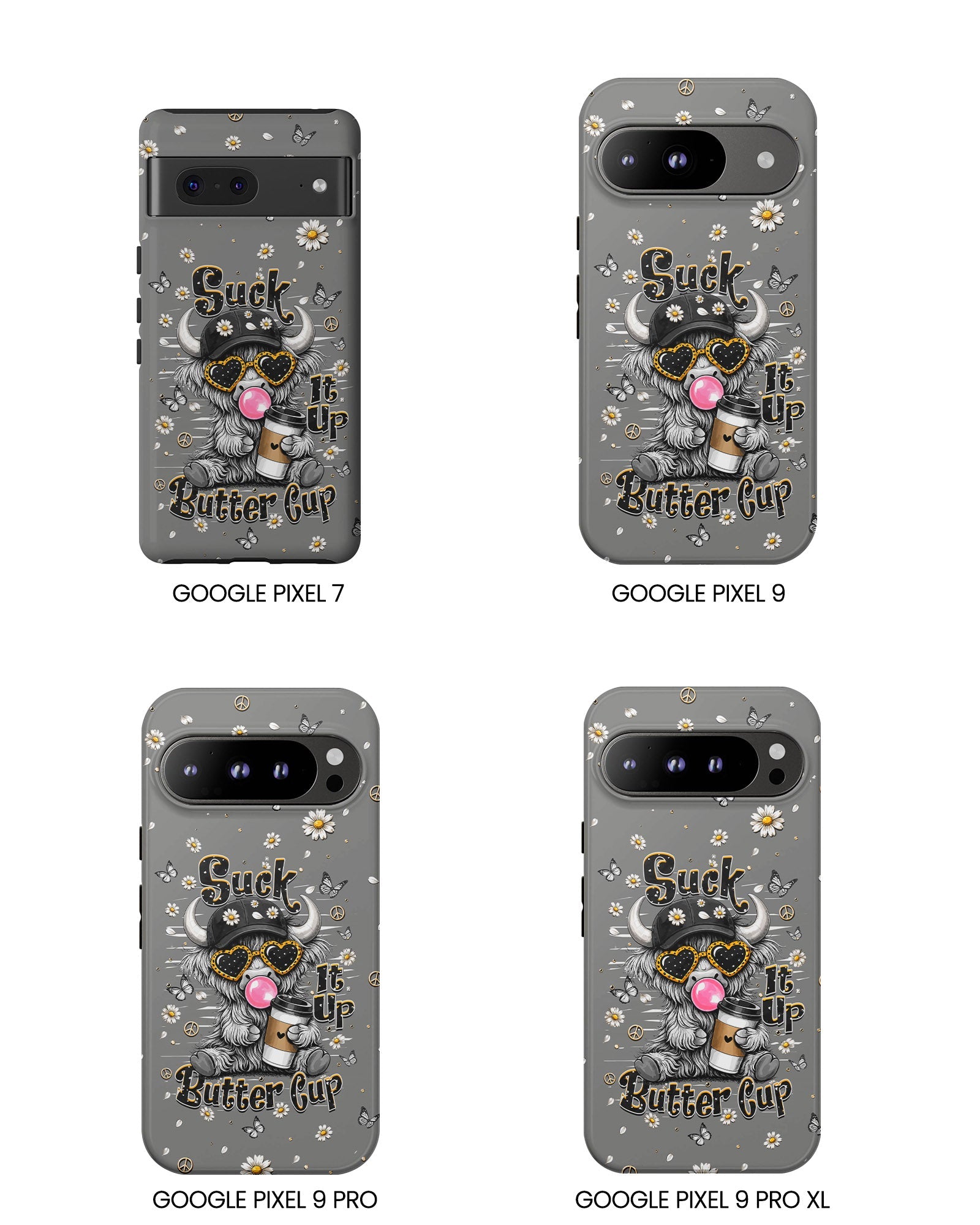 SUCK IT UP BUTTERCUP COW PHONE CASE  - TLHN0806263