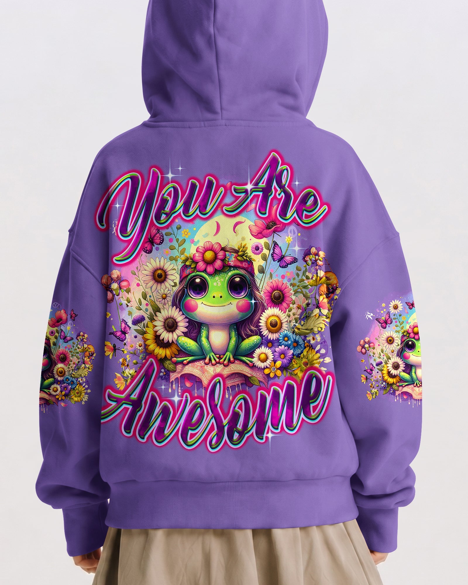 YOU ARE AWESOME FROG KIDS ALL OVER PRINT - TY1912232