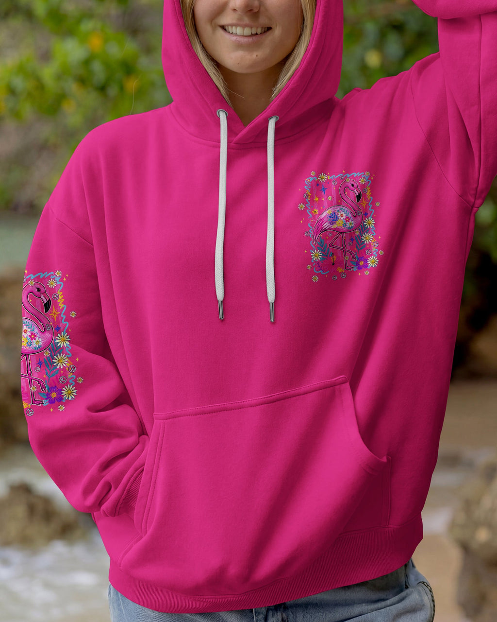 I'M FLOCKING FABULOUS FLAMINGO ALL OVER PRINT - TYPQ0107261