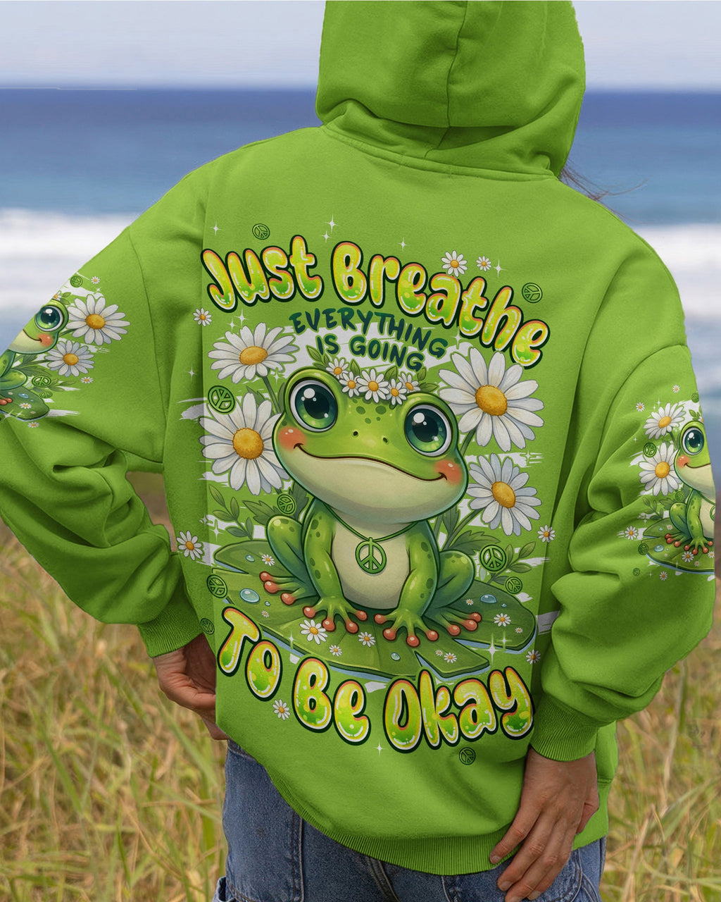 JUST BREATHE FROG ALL OVER PRINT - TYPQ2606261