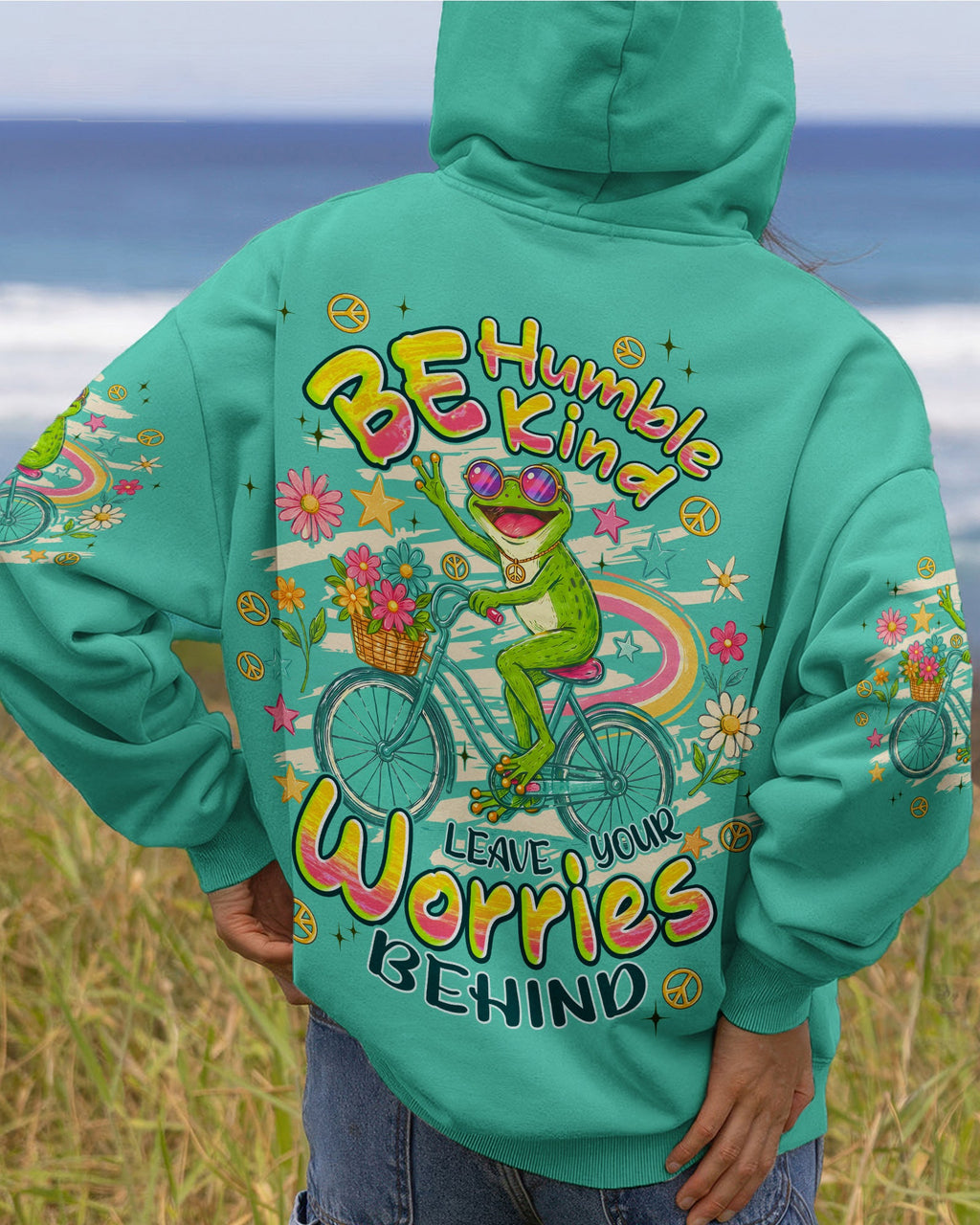 BE HUMBLE BE KIND FROG ALL OVER PRINT - TYPQ0807262