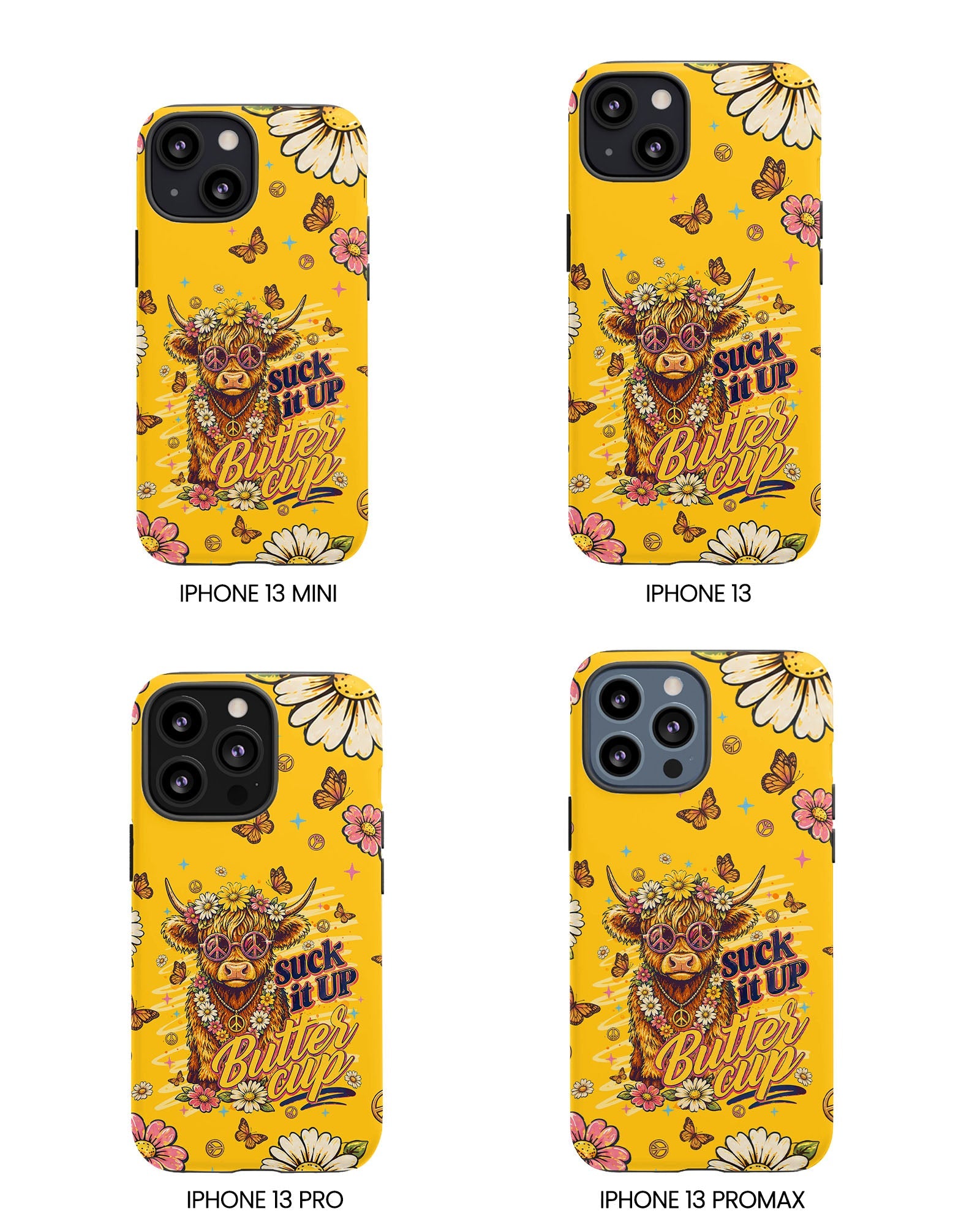 SUCK IT UP BUTTERCUP COW PHONE CASE - TLNT0906264