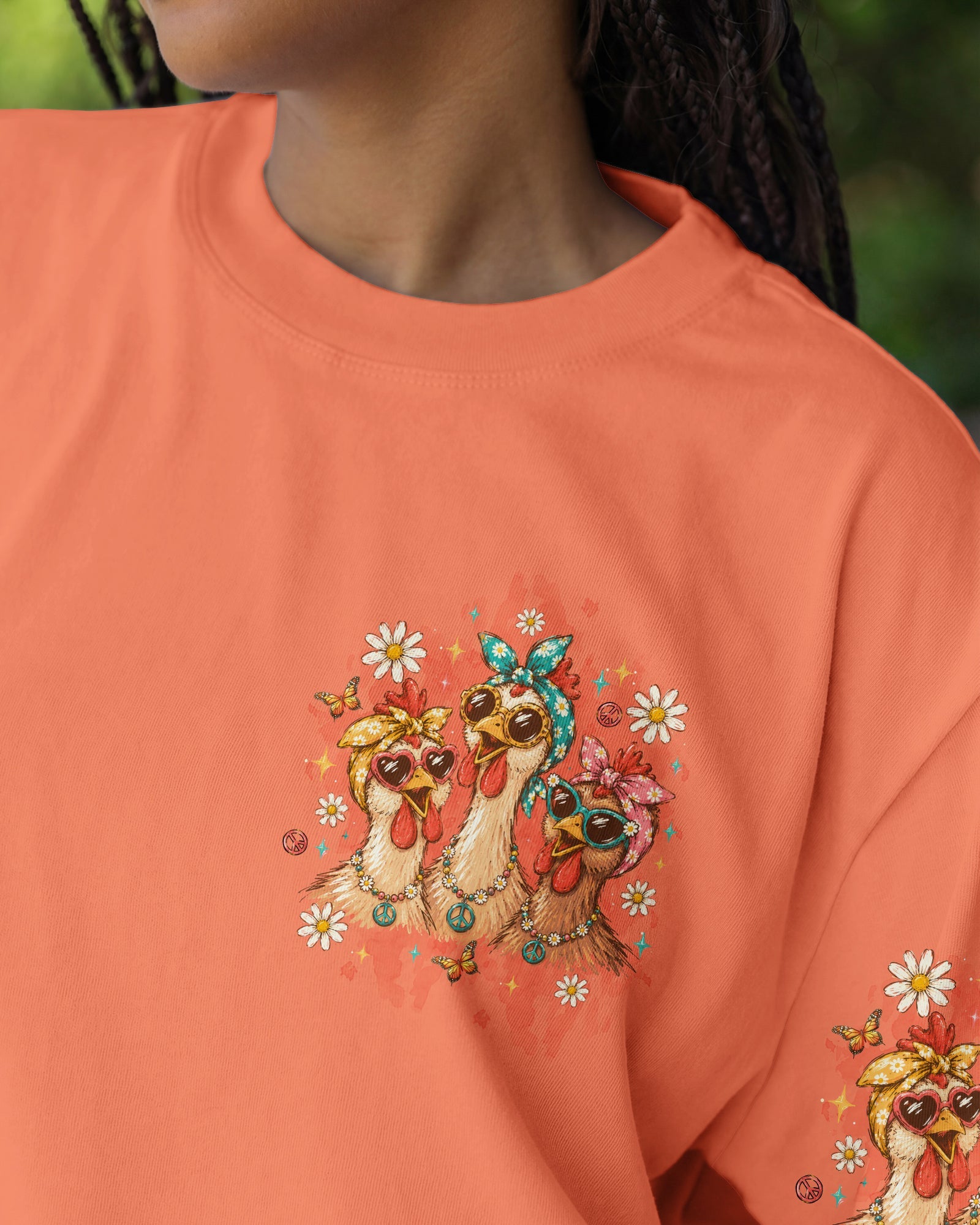 LET'S GO GIRLS CHICKEN ALL OVER PRINT - TLTW0107267