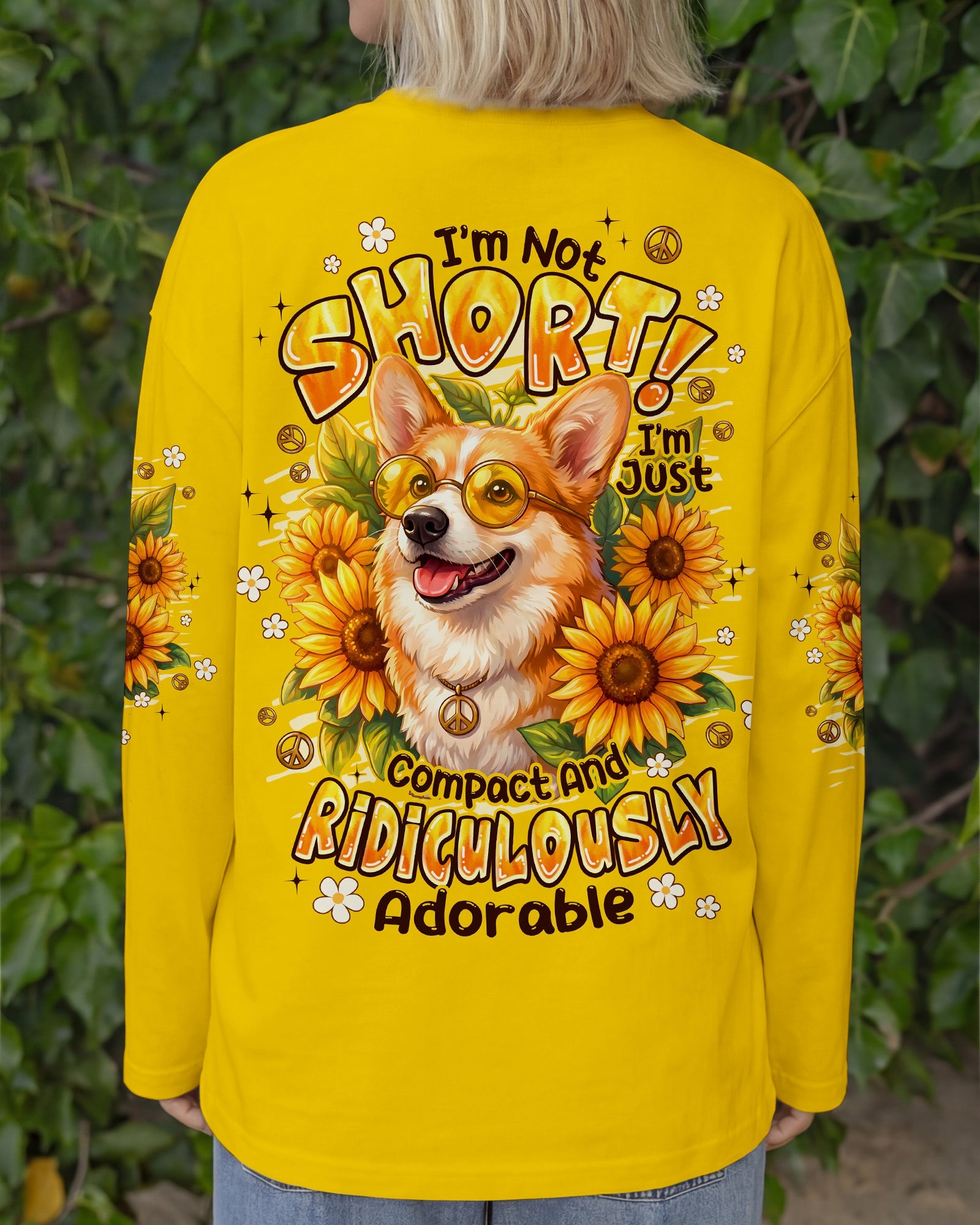 I'M NOT SHORT DOG CORGI ALL OVER PRINT - TYPQ1505261