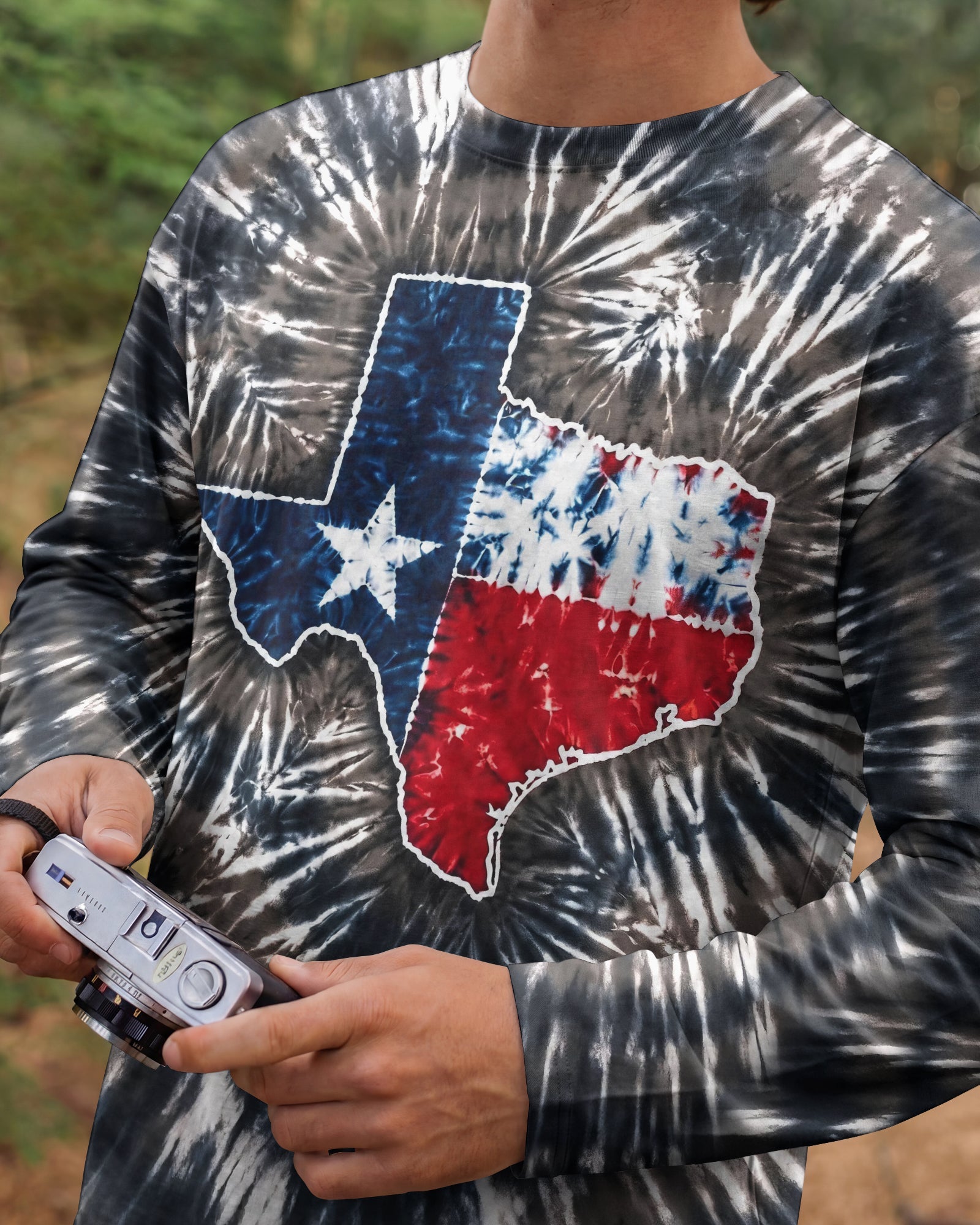 TEXAS MAP SWIRL ALL OVER PRINT - TLHG1206263
