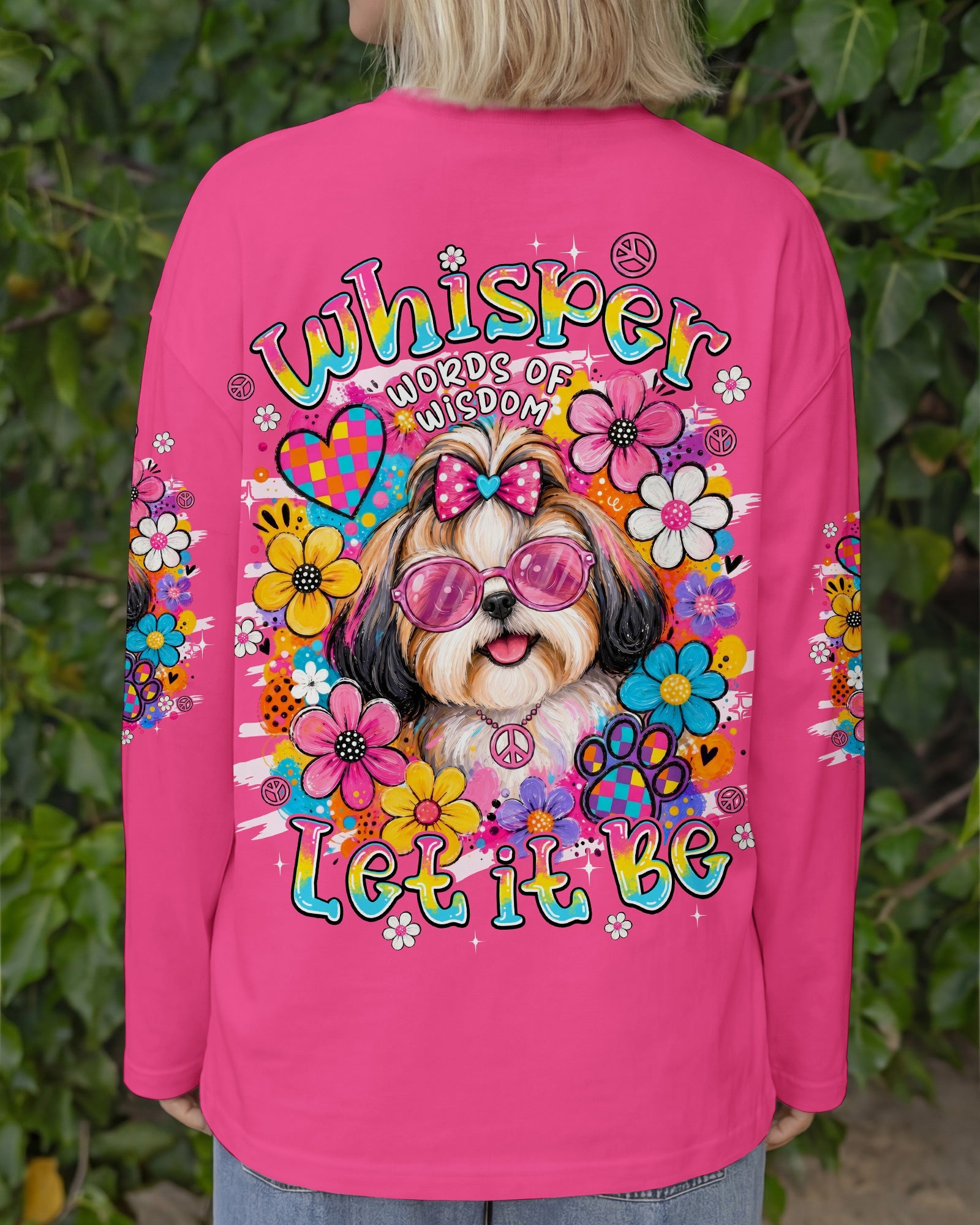 WHISPER WORDS OF WISDOM LET IT BE SHIH TZU DOG ALL OVER PRINT - TYPQ0306261