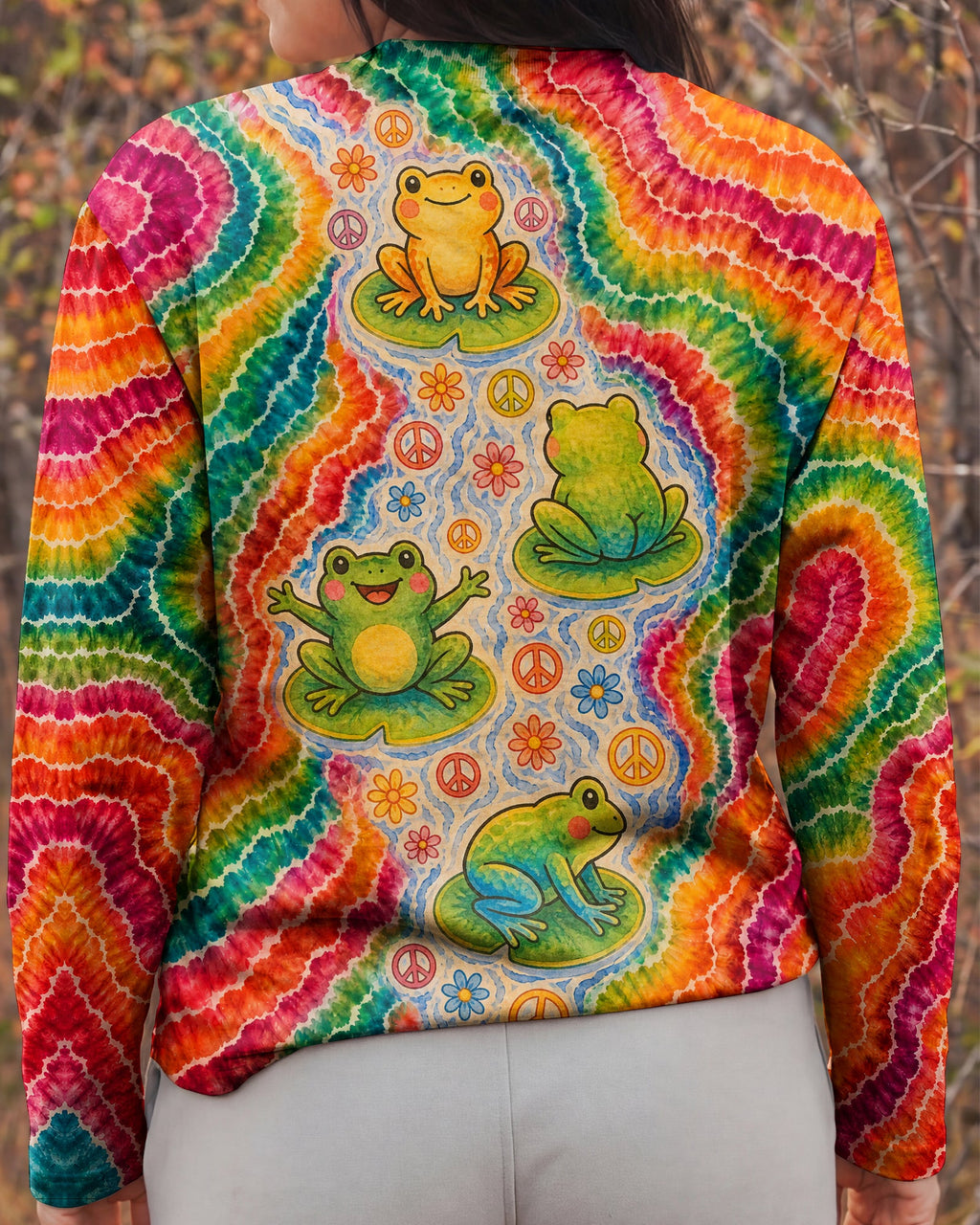 PEACEFUL FROG RAINBOW RIVER ALL OVER PRINT - KMTM1806262